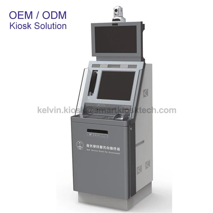 Dual Screen Touch Screen Payment Kiosk factory